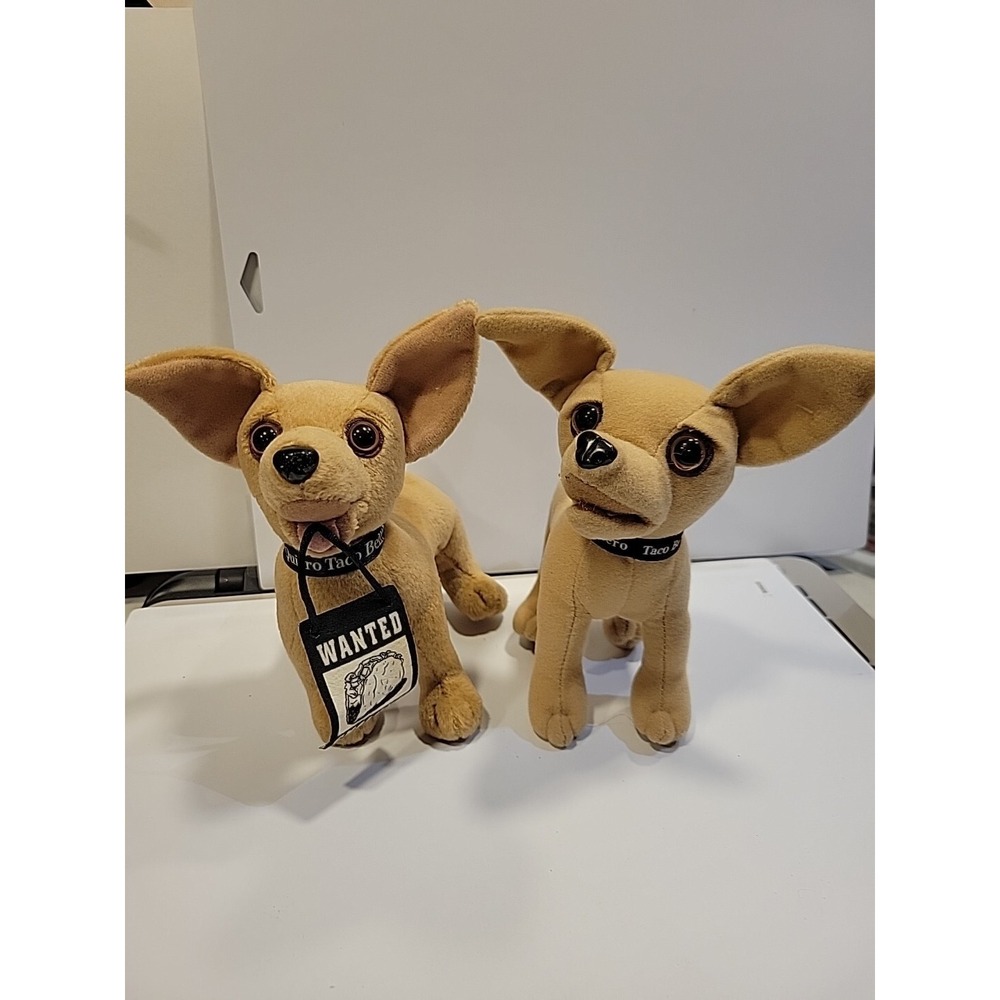 Taco Bell  Chihuahua  Plush Set 2‎